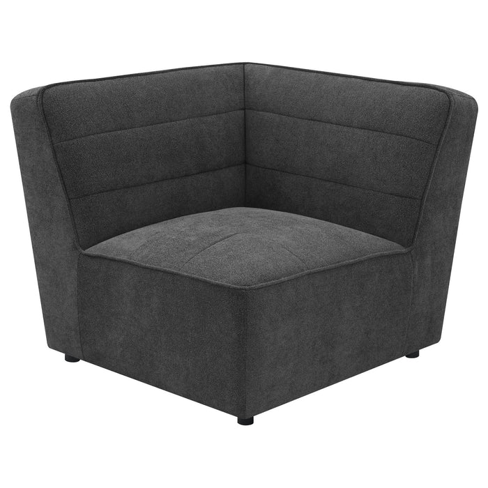 Sunny 6 - piece Upholstered Modular Sectional Sofa Charcoal - Walo Furniture