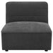 Sunny 6 - piece Upholstered Modular Sectional Sofa Charcoal - Walo Furniture