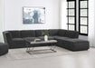 Sunny 6 - piece Upholstered Modular Sectional Sofa Charcoal - Walo Furniture