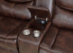 Sycamore Upholstered Power Reclining Sectional Sofa Brown - Walo Furniture