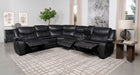 Sycamore Upholstered Power Reclining Sectional Sofa Grey - Walo Furniture