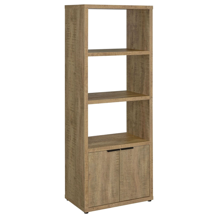 Tabby 3 - shelf Engineered Wood Media Tower Mango - Walo Furniture