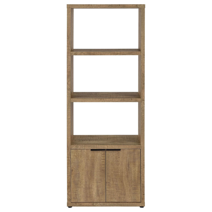 Tabby 3 - shelf Engineered Wood Media Tower Mango - Walo Furniture