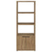 Tabby 3 - shelf Engineered Wood Media Tower Mango - Walo Furniture