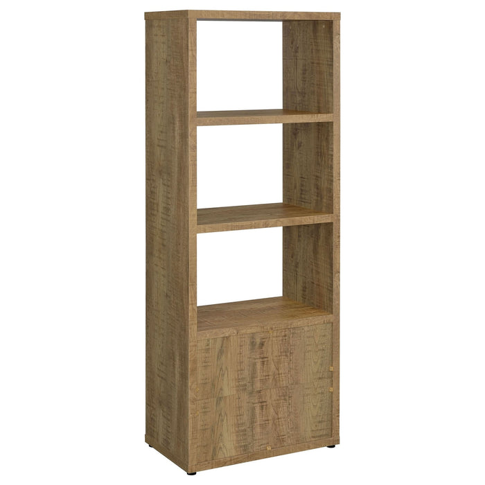 Tabby 3 - shelf Engineered Wood Media Tower Mango - Walo Furniture