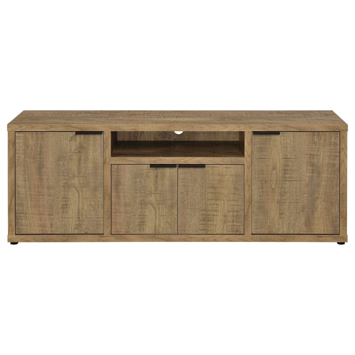 Tabby 4 - door Engineered Wood 60" TV Stand Mango - Walo Furniture