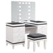 Talei 6 - drawer Vanity Set with Lighting Black and White - Walo Furniture