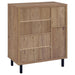 Teller 2 - door Shoe Storage Cabinet Natural Oak - Walo Furniture