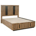 Terrace 2 - drawer California King Storage Bed Ash Brown - Walo Furniture