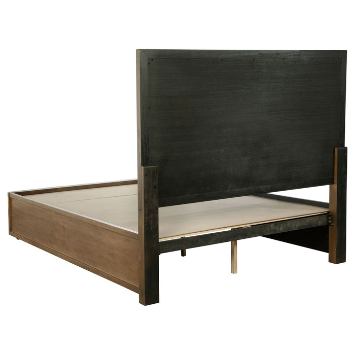 Terrace 2 - drawer California King Storage Bed Ash Brown - Walo Furniture