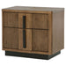 Terrace 2 - drawer Nightstand Bedside Table Ash Brown - Walo Furniture