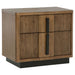 Terrace 2 - drawer Nightstand Bedside Table Ash Brown - Walo Furniture