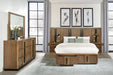 Terrace 5 - piece Eastern King Panel Bedroom Set Ash Brown - Walo Furniture