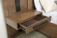 Terrace 6 - piece Eastern King Panel Bedroom Set Ash Brown - Walo Furniture