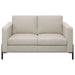 Tilly 2 - piece Upholstered Track Arm Sofa Set Oatmeal - Walo Furniture