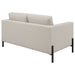 Tilly Upholstered Track Arm Loveseat Oatmeal - Walo Furniture