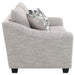 Tomkins Boucle Upholstered Loveseat Light Grey - Walo Furniture