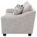 Tomkins Boucle Upholstered Loveseat Light Grey - Walo Furniture