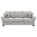 Tomkins Boucle Upholstered Sofa Light Grey - Walo Furniture