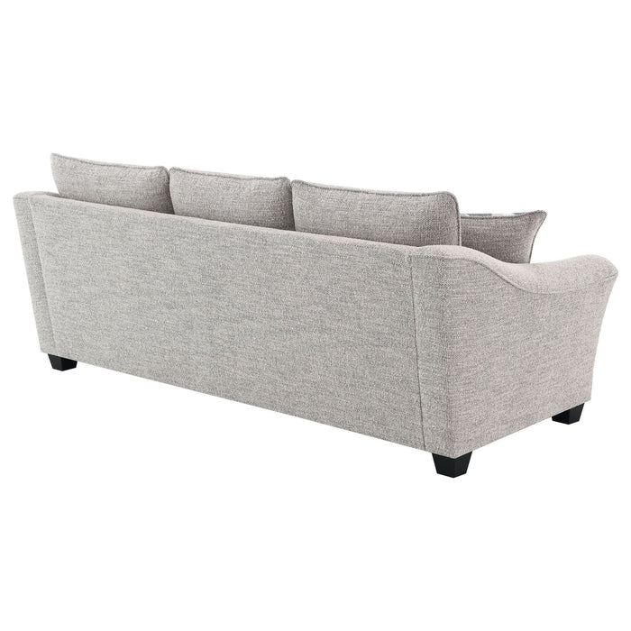 Tomkins Boucle Upholstered Sofa Light Grey - Walo Furniture