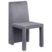 Tordera Velvet Upholstered Dining Side Chair Grey (Set of 2) - Walo Furniture