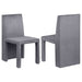 Tordera Velvet Upholstered Dining Side Chair Grey (Set of 2) - Walo Furniture