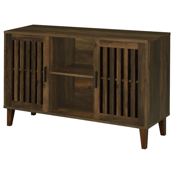 Torin 2 - door Engineered Wood Accent Cabinet Dark Pine - Walo Furniture