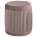 Tovar Round Upholstered Ottoman Mauve - Walo Furniture