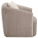 Townsend Chenille Upholstered Rolled Arm Chair Latte - Walo Furniture