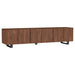 Trask 86 - inch Wood TV Stand Media Console Mango Brown - Walo Furniture