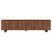 Trask 86 - inch Wood TV Stand Media Console Mango Brown - Walo Furniture