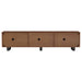 Trask 86 - inch Wood TV Stand Media Console Mango Brown - Walo Furniture