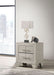 Trenton 2 - drawer Nightstand Bedside Table Rustic Cream - Walo Furniture