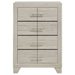 Trenton 4 - drawer Bedroom Chest of Drawers Rustic Cream - Walo Furniture