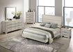 Trenton 5 - piece Queen Bedroom Set Rustic Cream - Walo Furniture