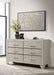 Trenton 6 - drawer Bedroom Dresser Rustic Cream - Walo Furniture