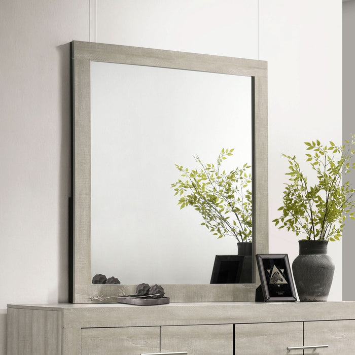 Trenton Dresser Mirror Rustic Cream - Walo Furniture