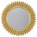 Tuscany 35 x 35 Inch Sunburst Wall Mirror Gold - Walo Furniture