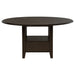 Twyla 5 - piece 60 - inch Round Wood Dining Table Set Dark Cocoa - Walo Furniture