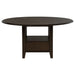 Twyla 5 - piece 60 - inch Round Wood Dining Table Set Dark Cocoa - Walo Furniture