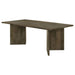 Tyler 80 - inch Solid Wood Dining Table Mango Brown - Walo Furniture