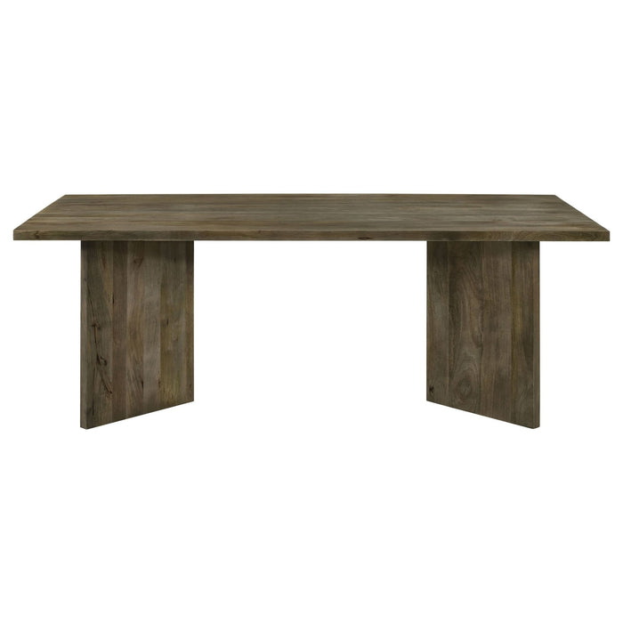 Tyler 80 - inch Solid Wood Dining Table Mango Brown - Walo Furniture