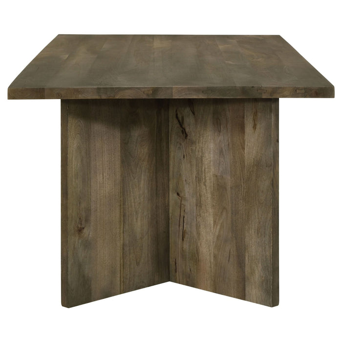 Tyler 80 - inch Solid Wood Dining Table Mango Brown - Walo Furniture