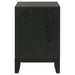 Valencia 2 - drawer Nightstand Black - Walo Furniture