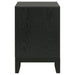 Valencia 2 - drawer Nightstand Black - Walo Furniture