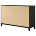 Valencia 6 - drawer Dresser Black - Walo Furniture