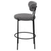 Viola Boucle Upholstered Bar Chair Grey (Set of 2) - Walo Furniture