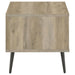 Welsh Square Engineered Wood Side End Table Distressed Pine - Walo Furniture