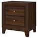 Welsley 2 - drawer Nightstand Bedside Table Walnut - Walo Furniture