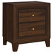 Welsley 4 - piece Queen Bedroom Set Walnut - Walo Furniture